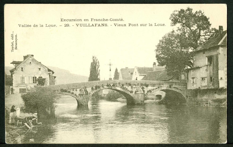 Vieux pont sur la Loue