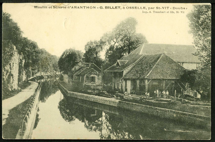 Moulin et scierie d'Aranthon