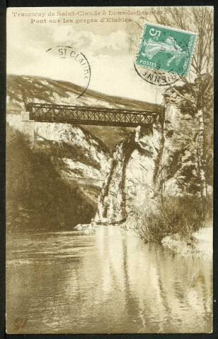 Pont sur les gorges d'Etable