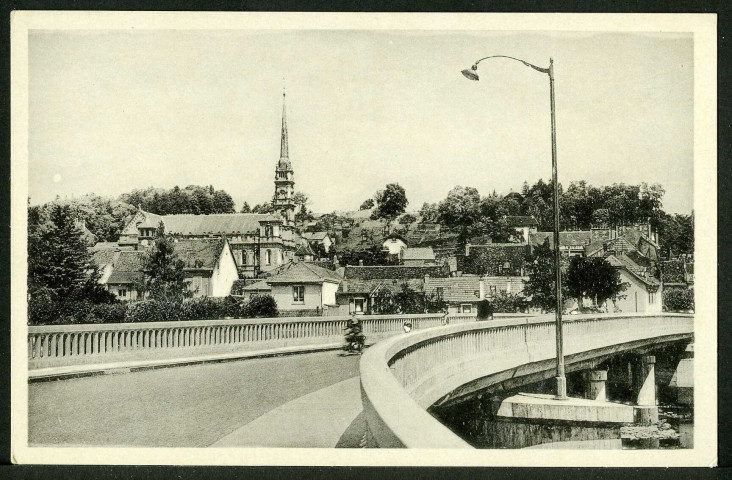 Le nouveau pont sur l'Allan