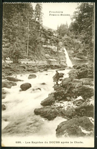 Les rapides du Doubs après la chute