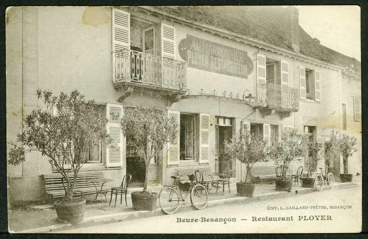 Beure - Besançon. Restaurant Ployer
