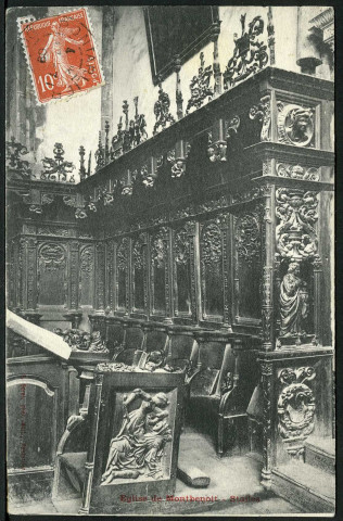 Vue des stalles