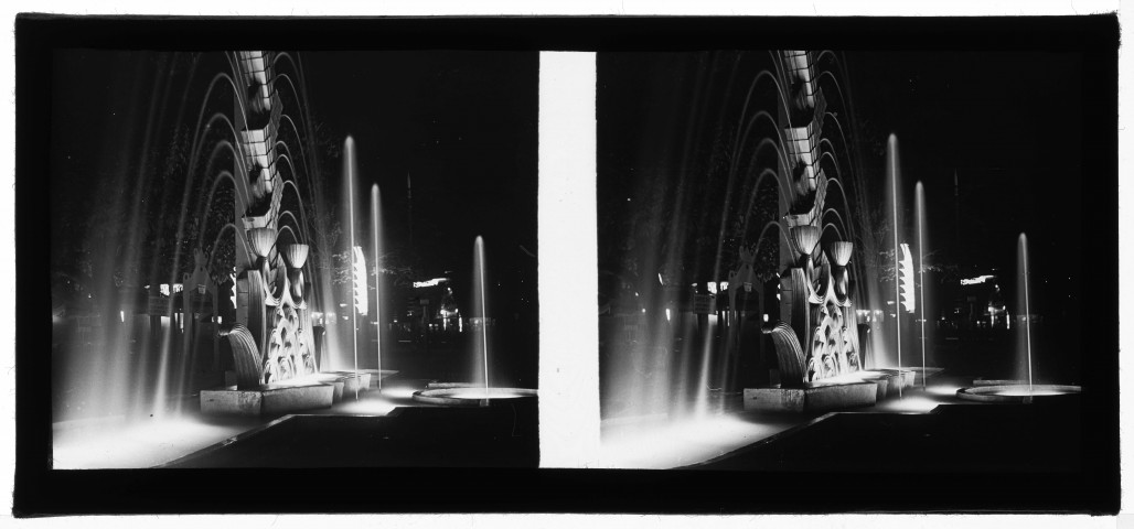 Fontaine lumineuse