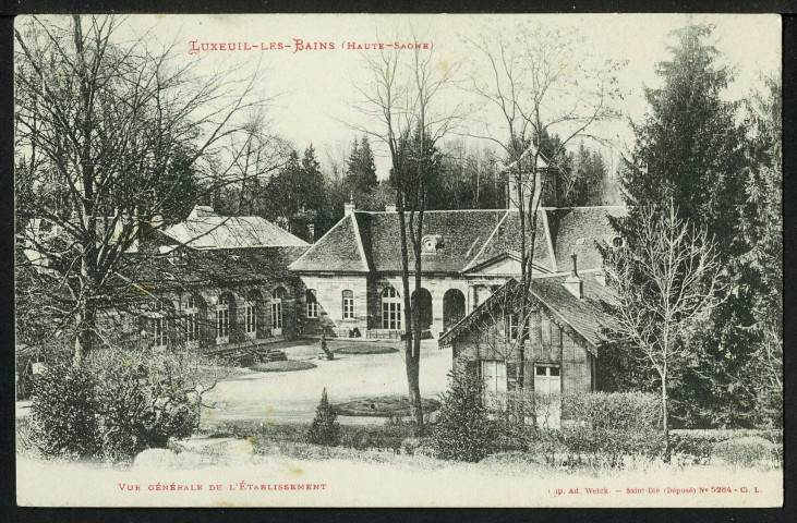 Vue générale de l'établissement