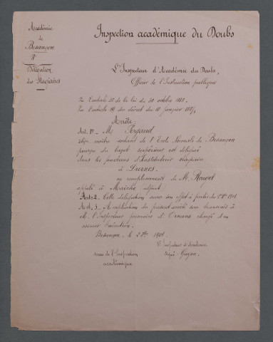 Dossier numérisé de Louis PERGAUD