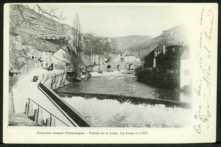 Vallée de la Loue, la Loue à Lods