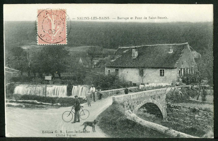 Barrage et pont de Saint-Benoît