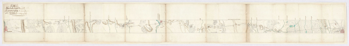 Route n°14 de Besançon à Gray par Marnay et Bombillon