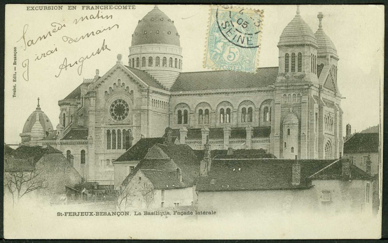 Basilique de Saint-Ferjeux, façade latérale