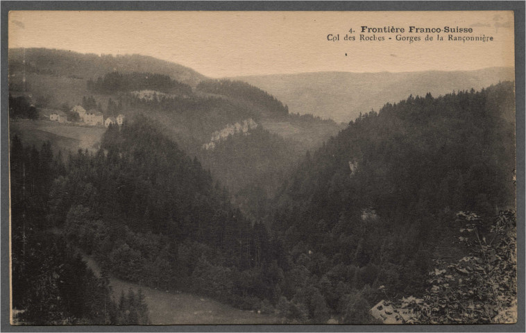 Col des Roches. Gorges de la Rançonnière