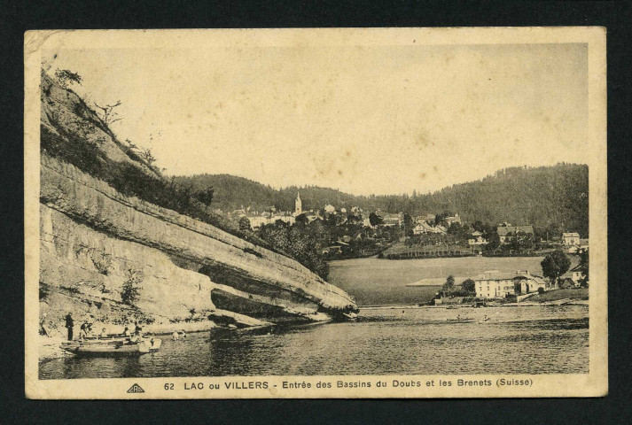 Entrée des bassins du Doubs et les Brenets (Suisse)