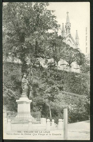 Vue de la chapelle et de la Vierge