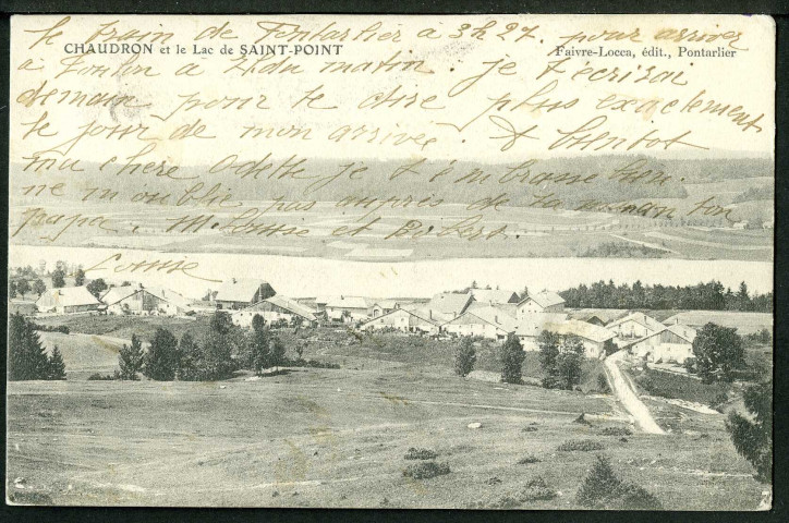 Chaudron et le lac Saint-Point
