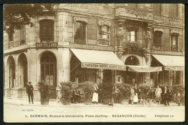 Brasserie Universelle, place Jouffroy