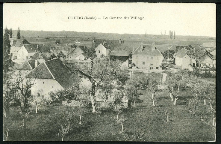 Le centre du village