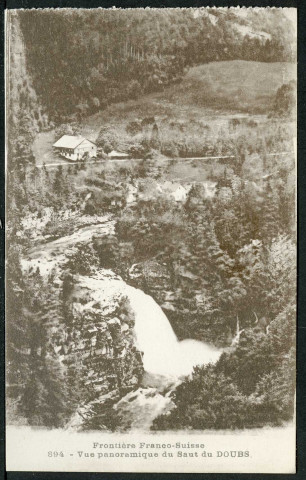 Vue panoramique du Saut du Doubs