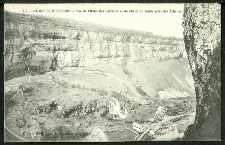 Vue de l'hôtel des Cascades prise des Échelles