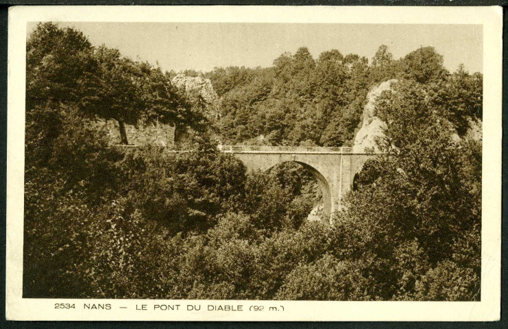 Pont du Diable, vu de gauche