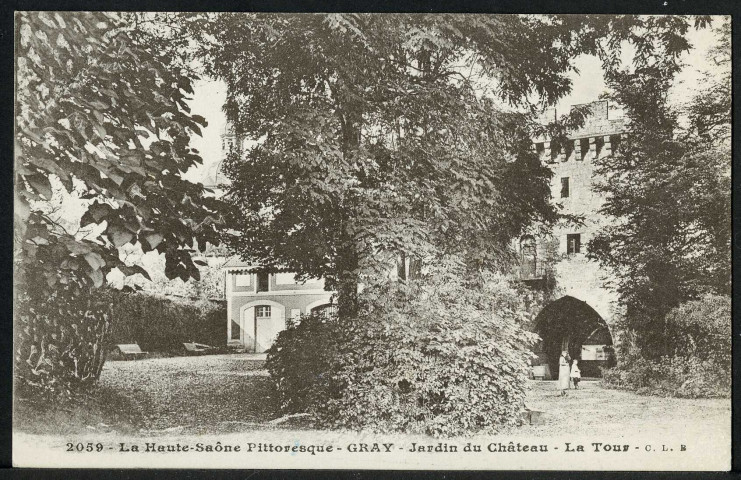 Jardin du château, la tour