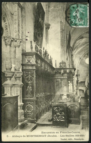 Vue des stalles