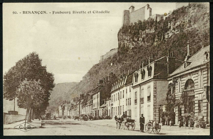 Faubourg Rivotte et citadelle