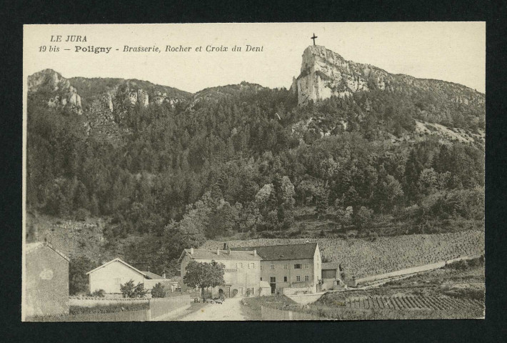 Brasserie, rocher et croix du Dent