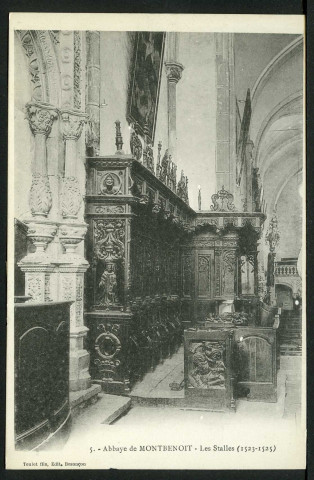 Vue des stalles