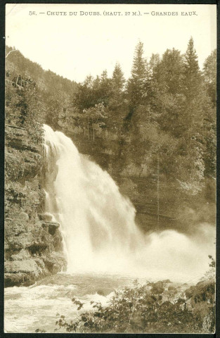 Chute du Doubs. Grande eaux