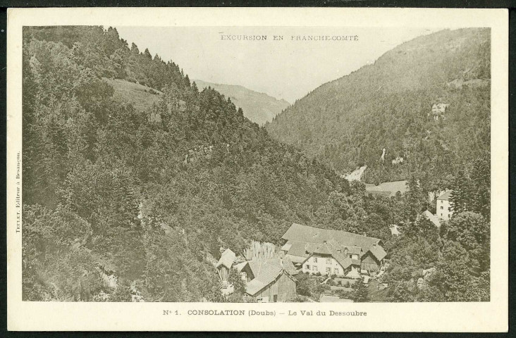 Vallée du Dessoubre en aval de Consolation