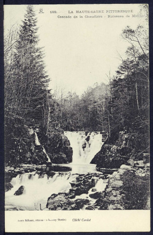 Cascade de la Chaudière. Ruisseau de Miellin