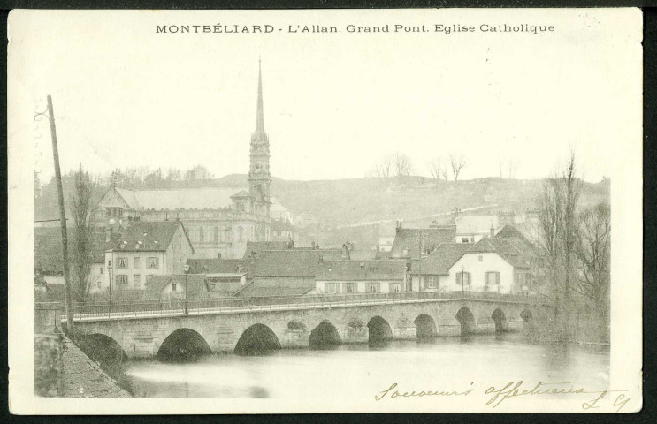 L'église catholique et le grand pont