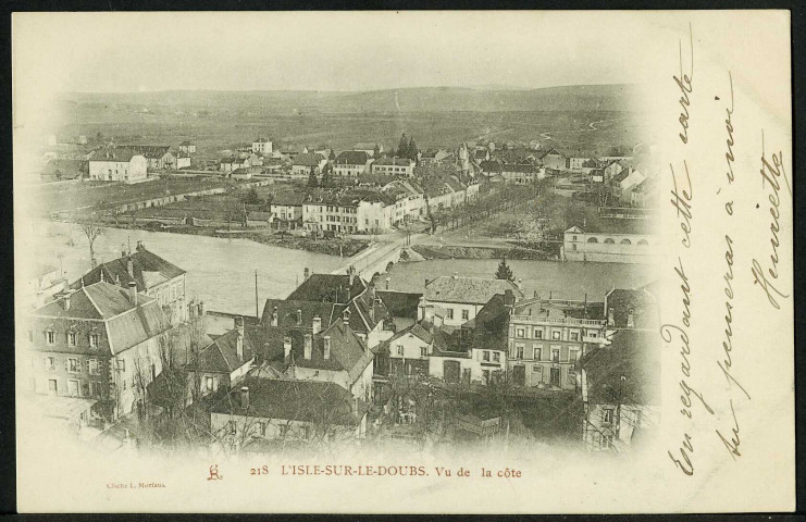 Vue générale de la côte