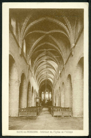 Intérieur de l'église abbatiale