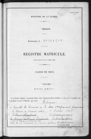 Volume 4, nos 1501 à 1696