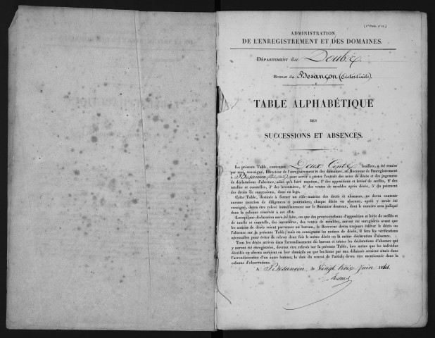 Juillet 1841-mars 1845