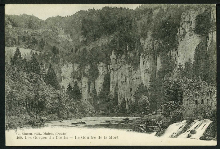 Les Gorges du Doubs. Le gouffre de la Mort