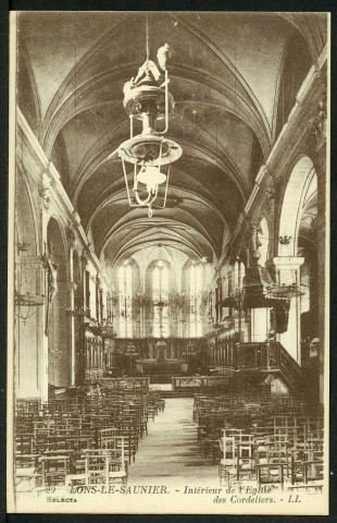 Intérieur de l'église des Cordeliers