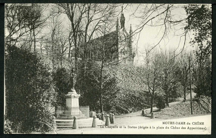 Vue de la chapelle et de la Vierge