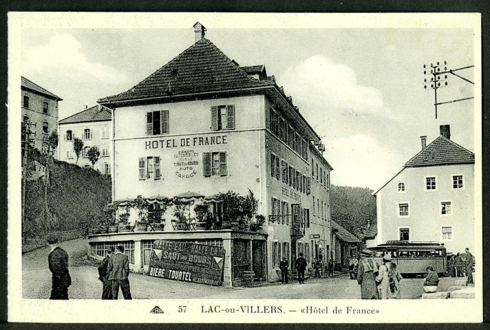 Hôtel de France, départ du Saut du Doubs