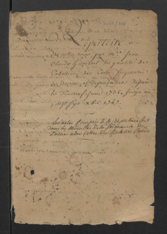 Répertoire