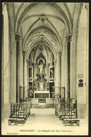 La chapelle des Buis, intérieur