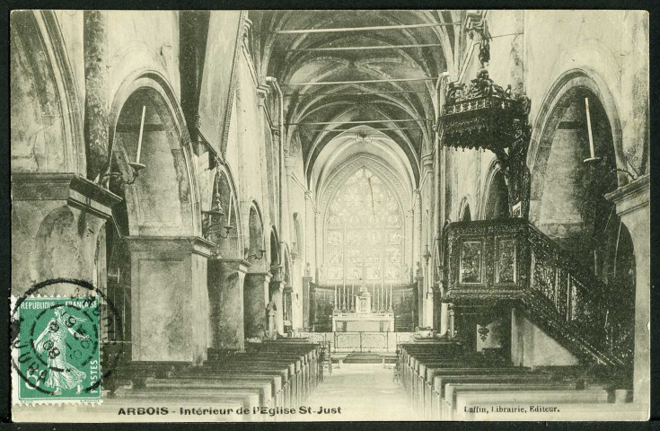 Intérieur de l'église Saint-Just