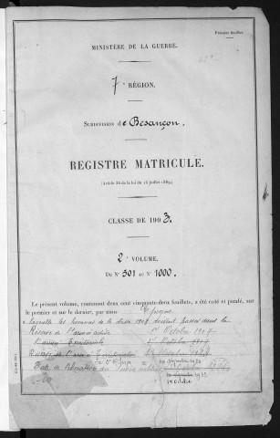 Volume 2, nos 501 à 1000