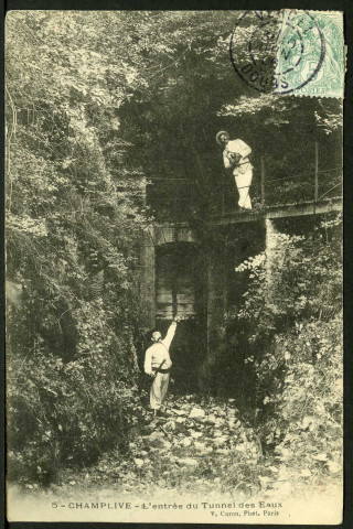L'entrée du tunnel des Eaux