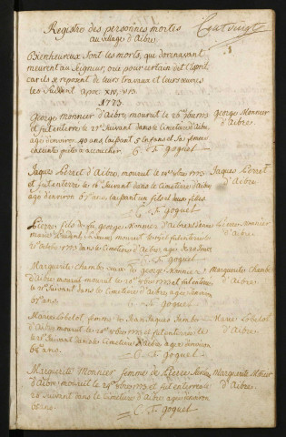 S 1773-1792 (protestants)