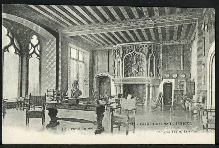 Château de Bournel, le grand salon