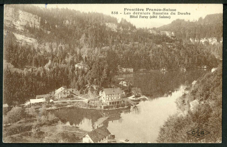 Les derniers bassins du Doubs, hôtel Farny (côté Suisse)
