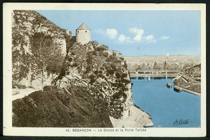 La porte Taillée et le Doubs