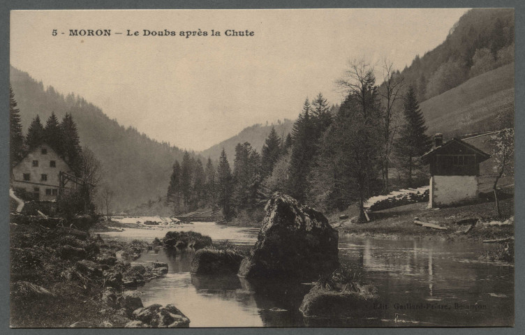 Moron. Le Doubs après la chute